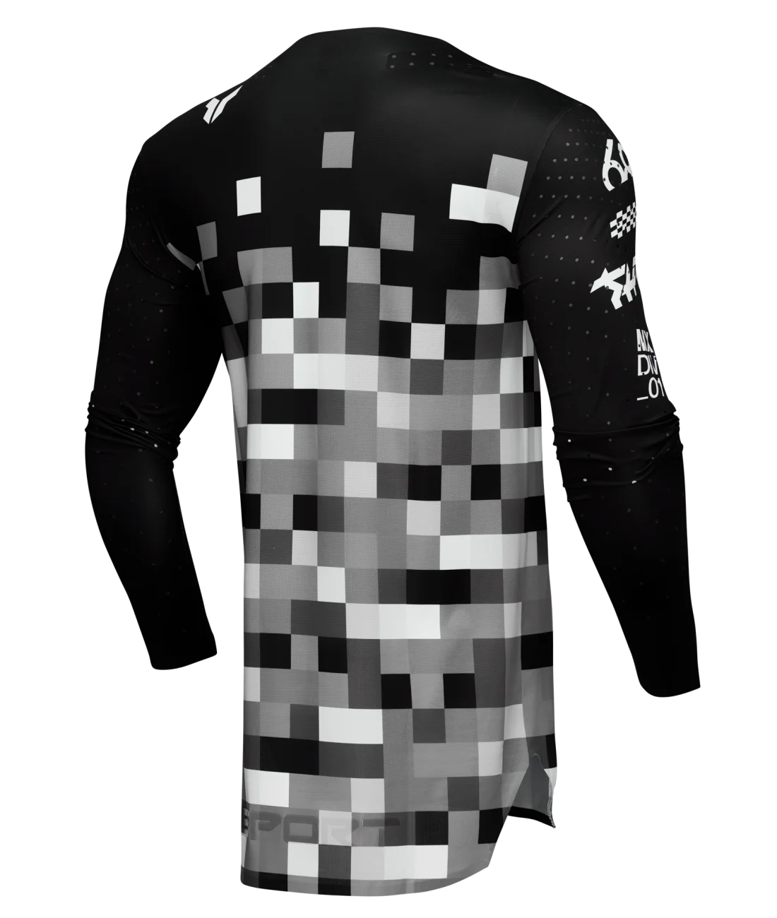 Thor 2025 Sportmode Riot Black/Red Jersey - Image 3