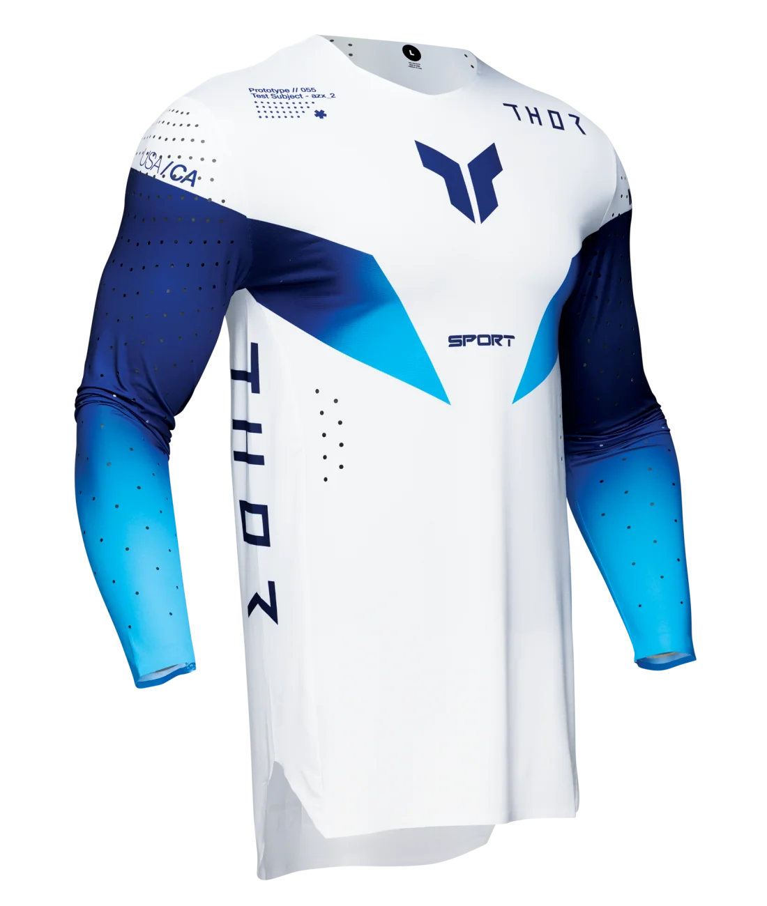 Thor 2025 Sportmode Strike Navy Jersey - Image 2