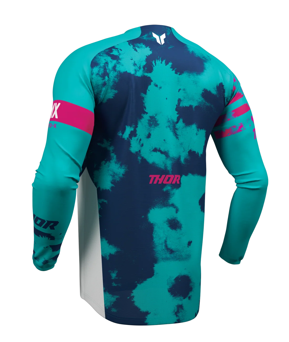 Thor 2026 Launchmode Bleach White/Aqua Jersey - Image 4