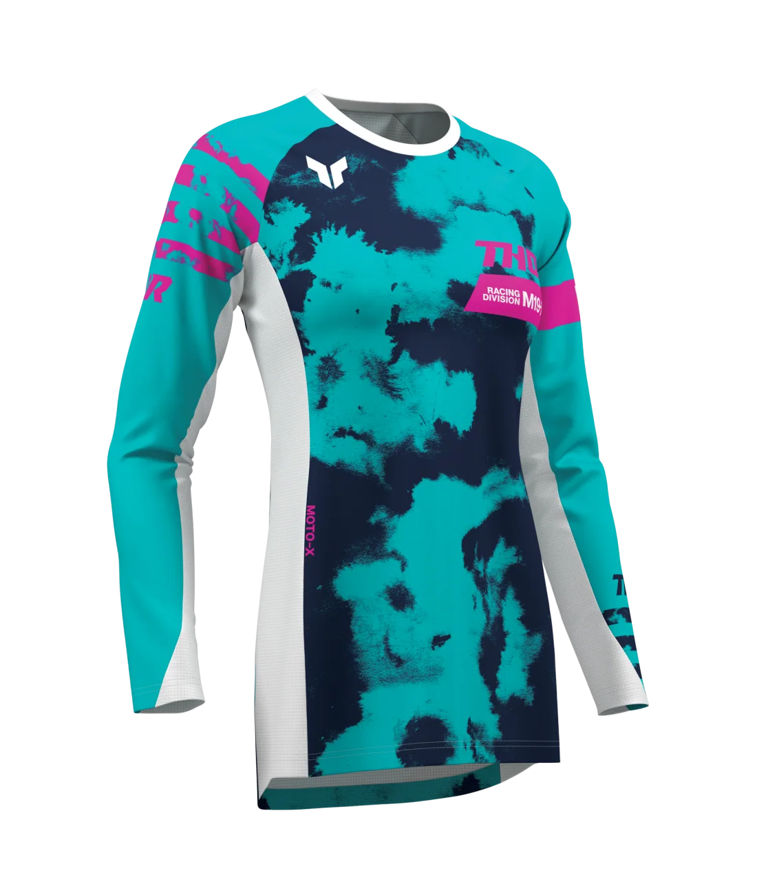 Thor 2026 Launchmode Bleach White/Aqua Womens Jersey - Image 2