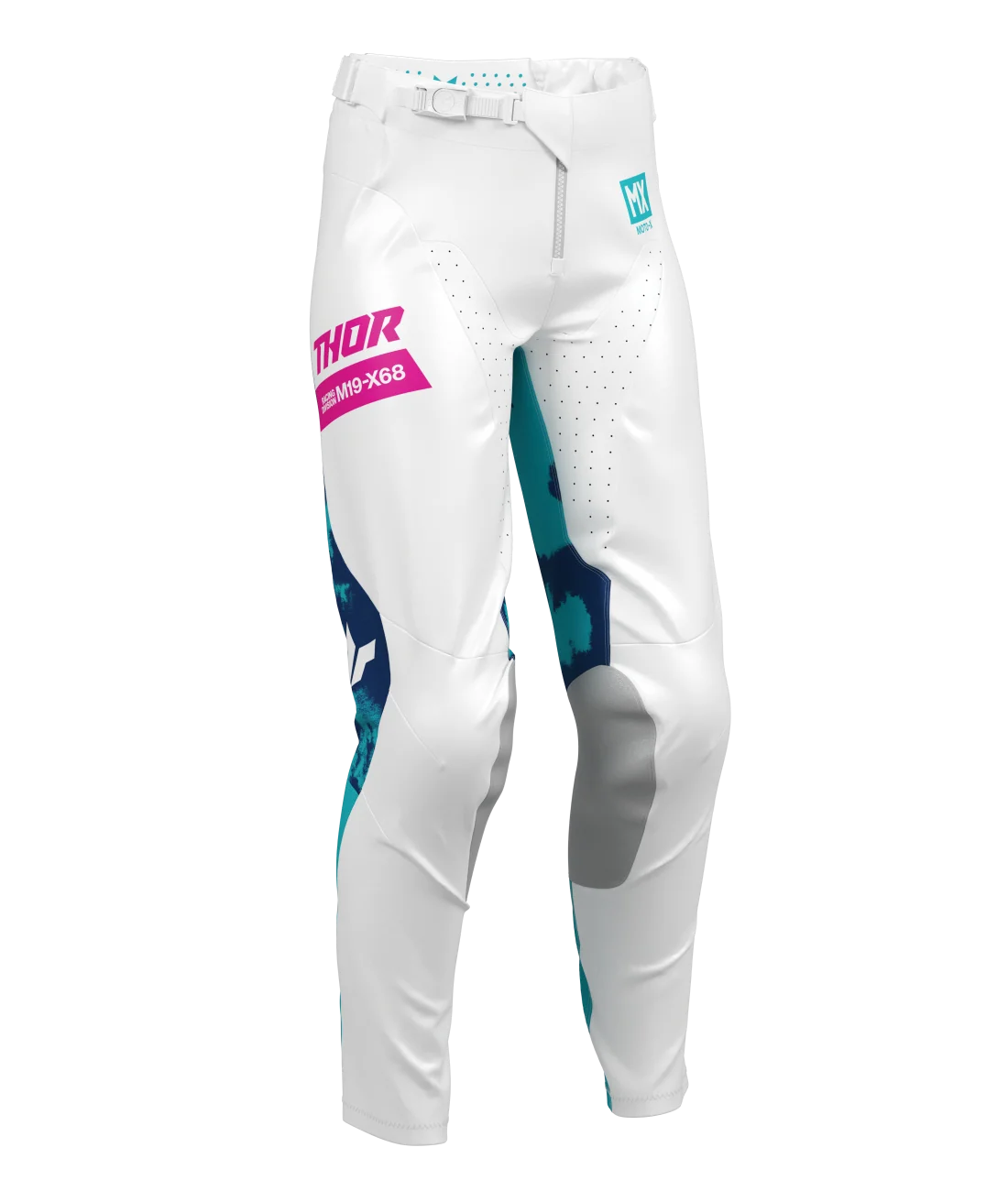 Thor 2026 Launchmode Bleach White/Aqua Womens Pants - Image 2