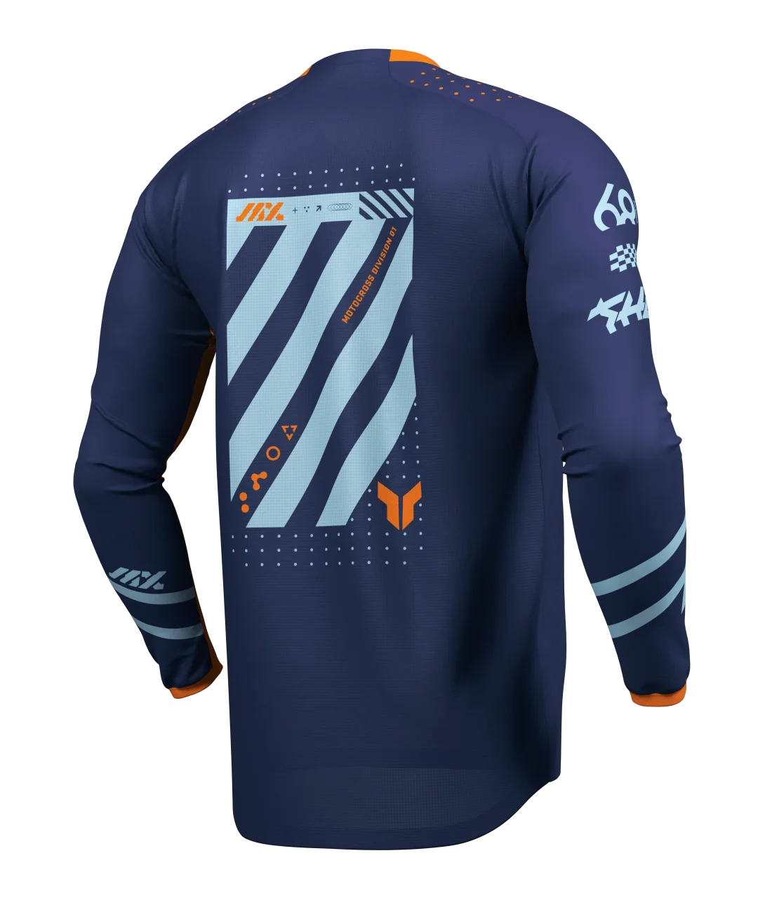 Thor 2026 Launchmode Futura Navy/Orange Jersey - Image 3