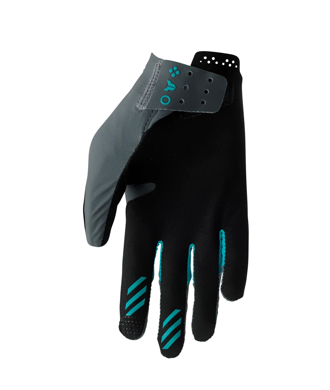 Thor 2026 Sportmode Iconic Grey/Aqua Womens Gloves - Image 3