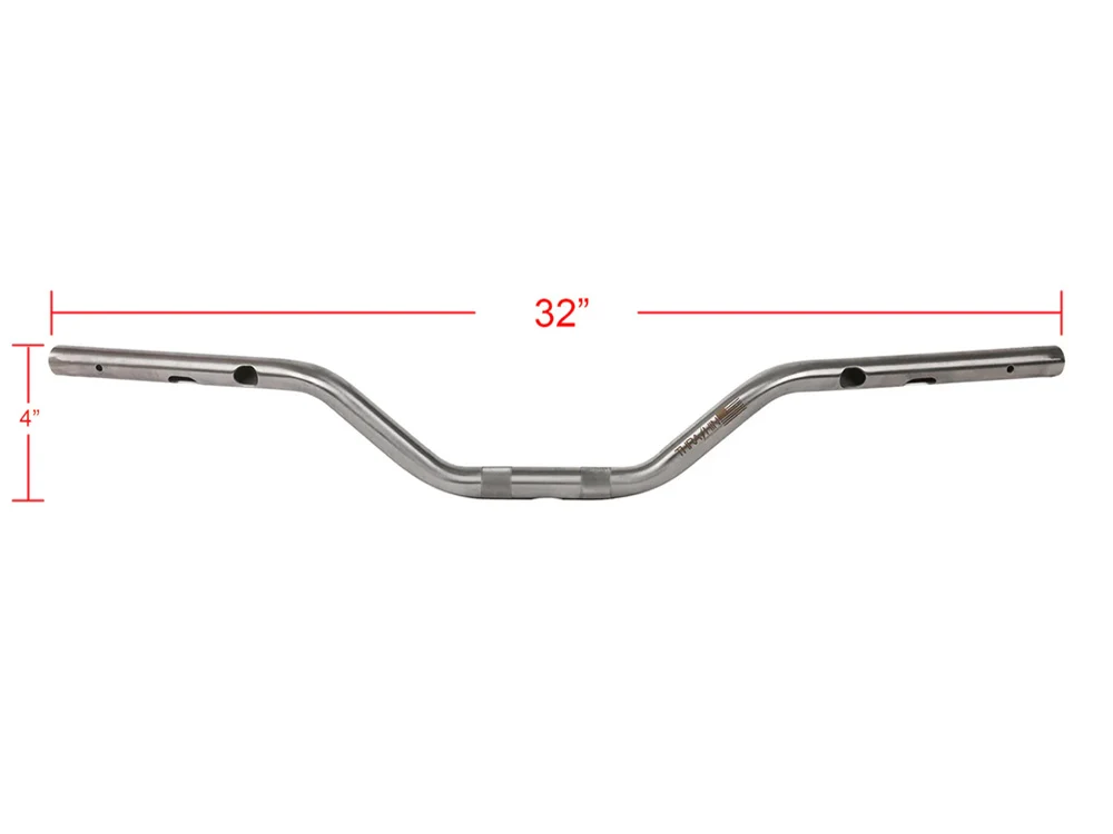 Thrashin Supply TS-TSC-2714-0 Mid Bend Handlebar Stainless Steel for Harley-Davidson CVO Touring 23-Up/Street Glide/Road Glide 24-Up/Touring/Softail 25-Up - Image 3