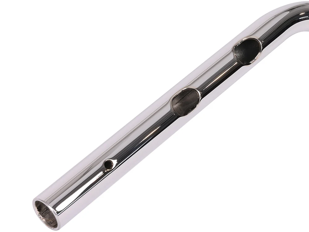 Thrashin Supply TS-TSC-2804-3 Mid Bend Handlebar Chrome for Harley-Davidson CVO Touring 23-Up/Street Glide/Road Glide 24-Up/Touring/Softail 25-Up - Image 2