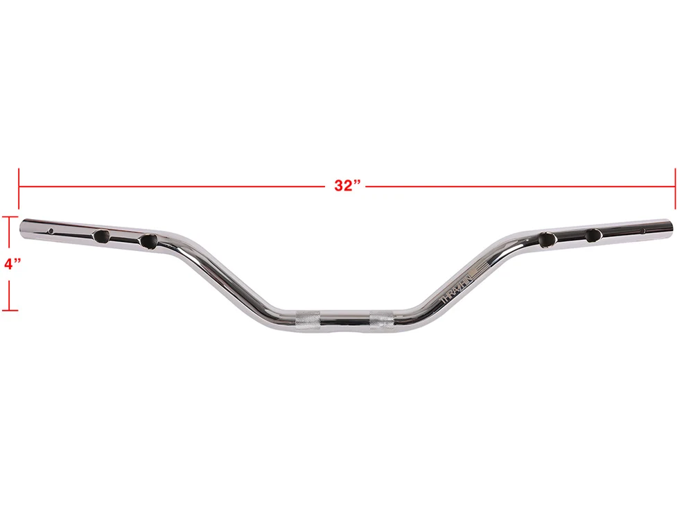 Thrashin Supply TS-TSC-2804-3 Mid Bend Handlebar Chrome for Harley-Davidson CVO Touring 23-Up/Street Glide/Road Glide 24-Up/Touring/Softail 25-Up - Image 3