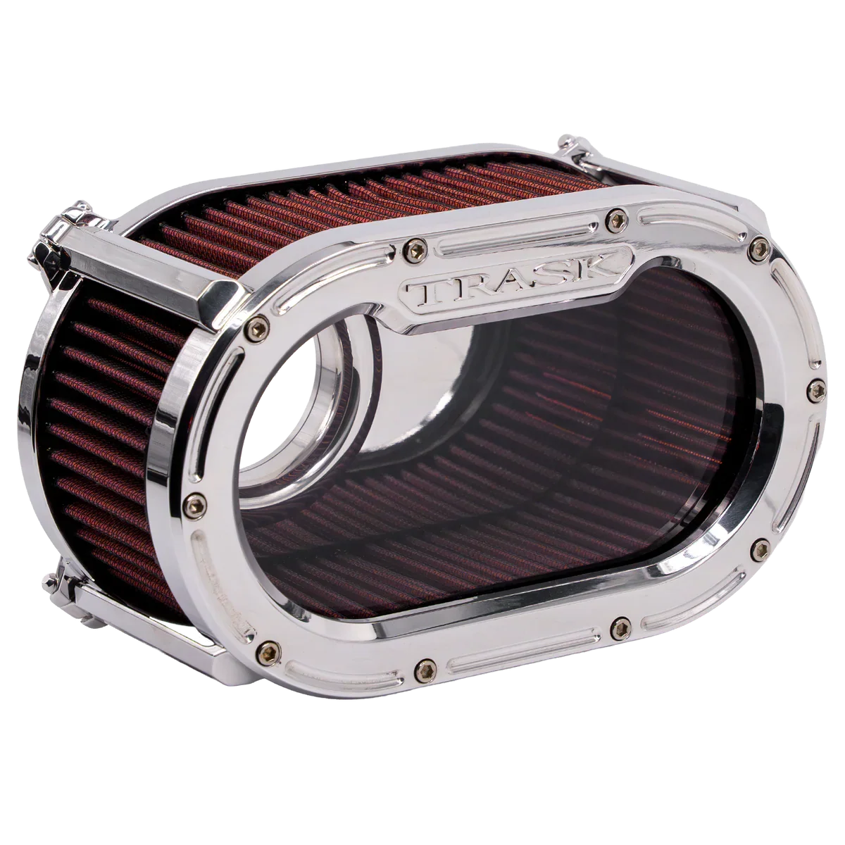Trask Performance TP-TM-1033CH Big Papi Air Cleaner Kit Chrome for Harley-Davidson Touring 17-24/Softail 18-24