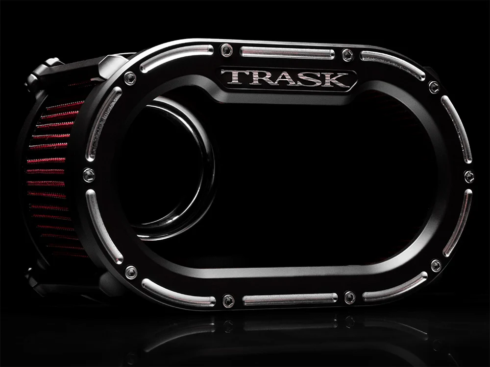 Trask Performance TP-TM-1033RC Big Papi Air Cleaner Kit Reverse Cut Black for Harley-Davidson Touring 17-24/Softail 18-24 - Image 2