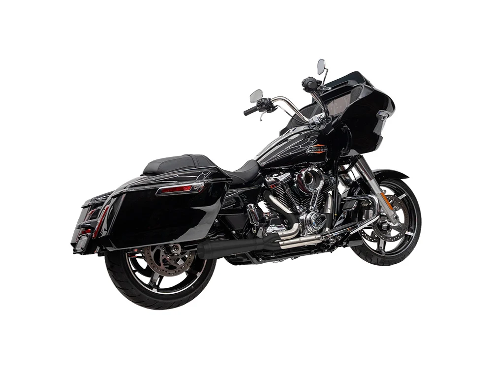 Trask Performance TP-TM-5011BK Assault 2-1 Exhaust Black for Harley-Davidson Touring 17-Up - Image 2