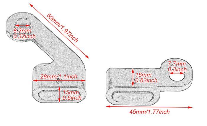 Twin Power Under Perch Turn Signals Black w/Smoked Lens for Softail 2015-Later Touring Fl 2009-Later w/Clutch Cable (E Marked) - Image 2