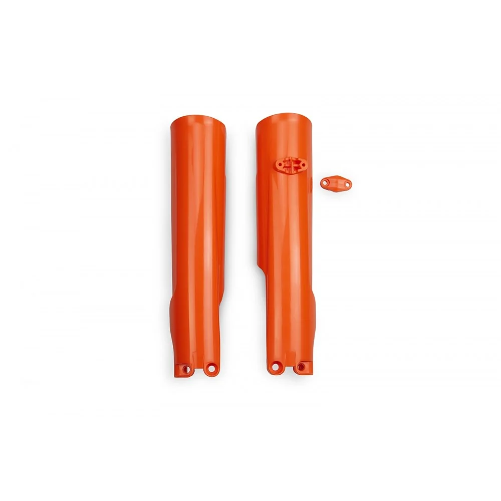 UFO Fork Slider Protectors Orange for KTM SX 150 25-Up/SX 125/250/300/SX-F 250/350/450/XC 125/250/300/XC-F 250/350/450/XCF 250/350/450 23-Up/EXC 150/250/300/EXC-F 250/350/450/500/XC-W 125/150/250/300 24-Up/XW-F 350/500 2024