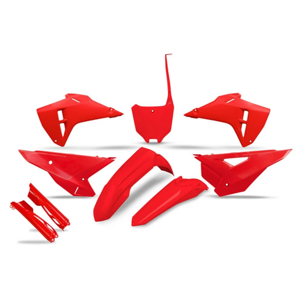UFO Full Plastics Kit Red for Honda CRF 250 R/CRF 450 R/CRF 450 RWE/CRF 250 RX Enduro Special/CRF 250 RWE 25-Up