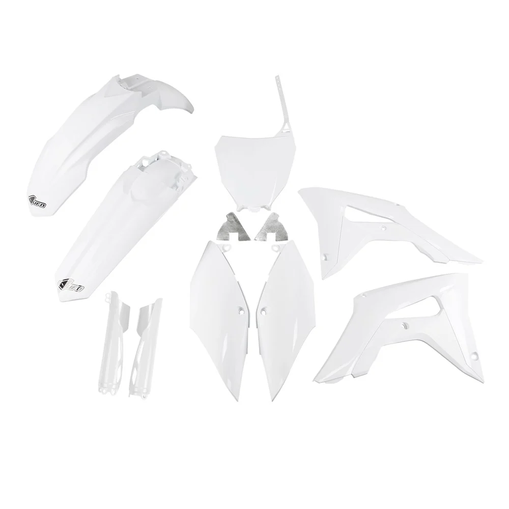 UFO Full Plastics Kit White for Honda CRF 250 R 18-21/CRF 450 R 17-20