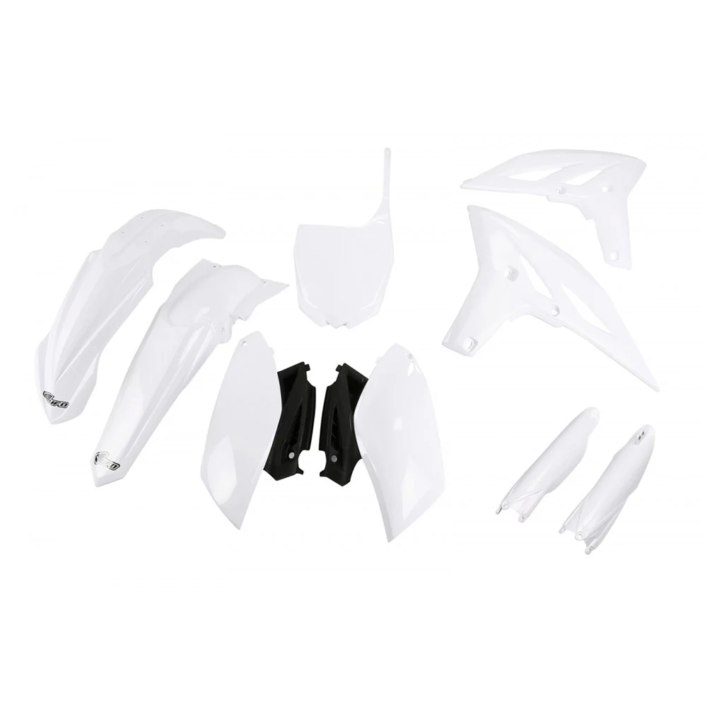 UFO Full Plastics Kit White for Yamaha YZ 250 F 11-13
