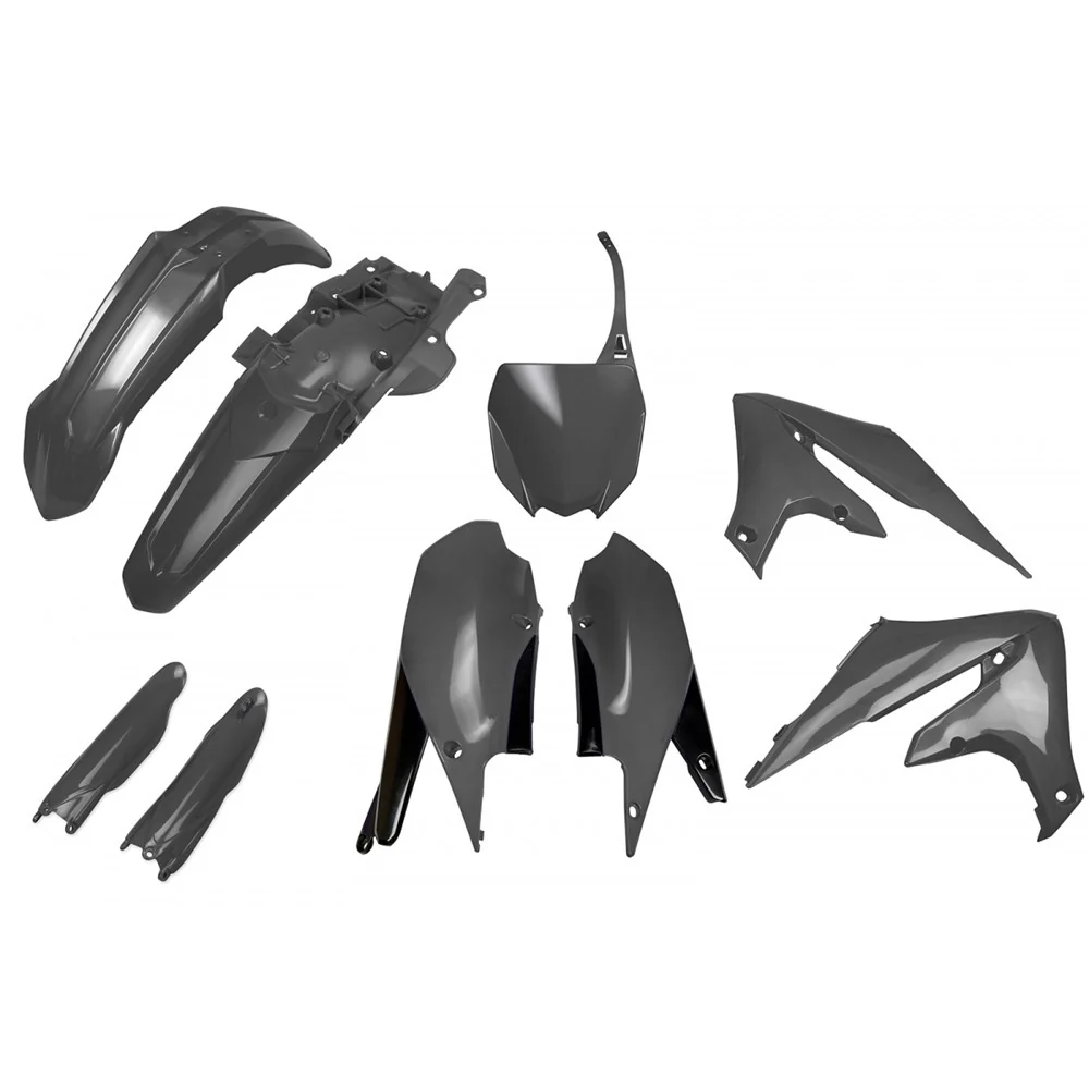 UFO Full Plastics Kit YZ Grey for Yamaha YZ 250 F 19-23/YZ 450 F 18-22/YZ 250 FX 20-24/YZ 450 FX 20-23