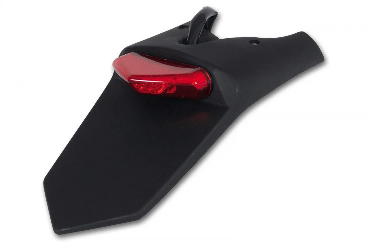 UFO License Plate Holder Black w/LED Light