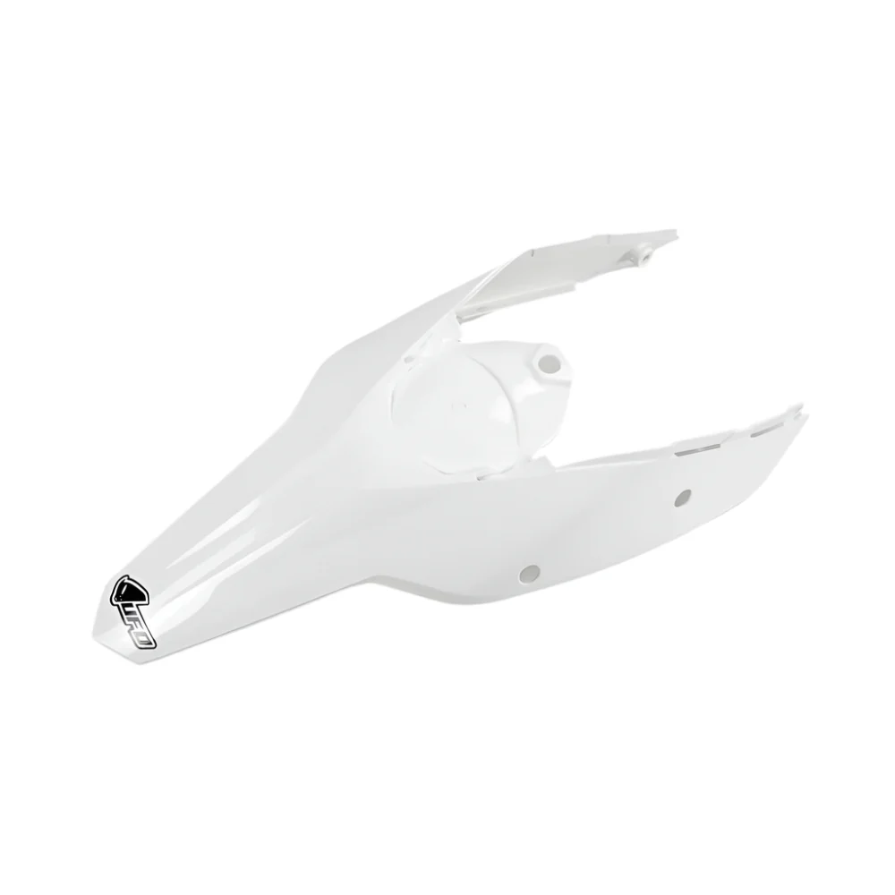 UFO One-Piece Rear Fender & Side Panels White for KTM EXC 125/EXC 200/EXC 250/EXC 300/EXC-F 250/EXC-F 400/EXC-F 450/EXC-F 500/EXC-F 530 08-11/EXC-F 350/XCF-W 350 2011