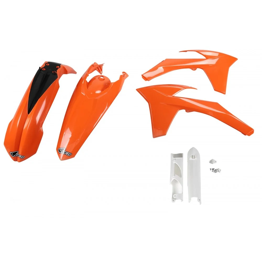 UFO Full Plastics Kit OEM Colours for KTM EXC 125/EXC 200/EXC 250/EXC 300/EXC-F 250/EXC-F 350/EXC-F 450/EXC-F 500 12-13