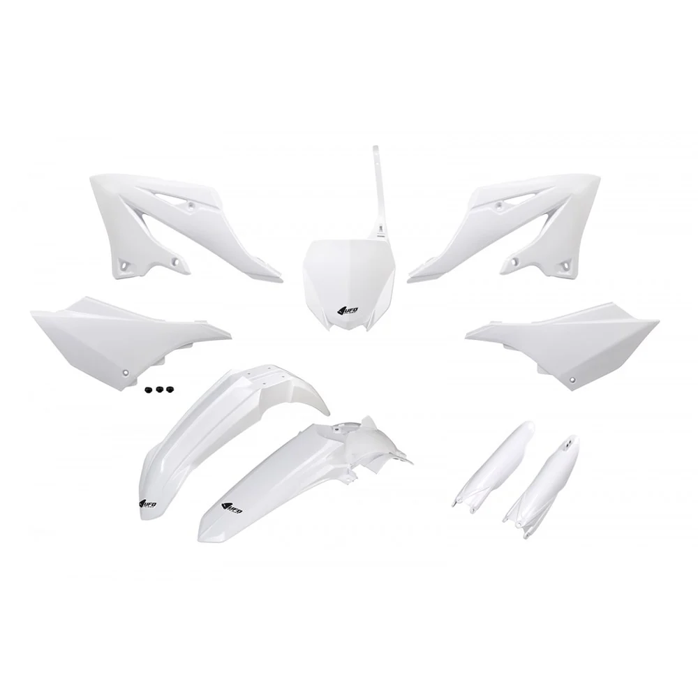 UFO Full Plastics Kit White for Yamaha YZ 125/YZ 250/YZ 125 X/YZ 250 X 22-Up