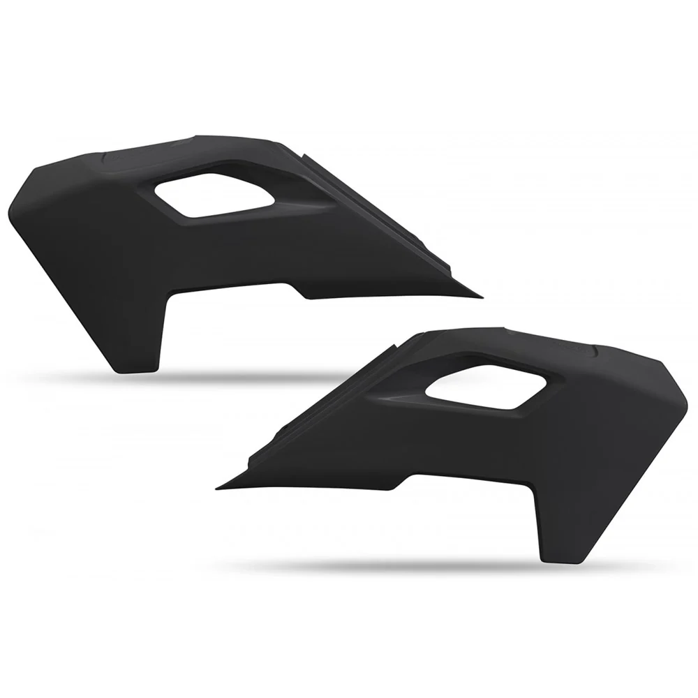 UFO Radiator Shrouds Black for Husqvarna FC 250/FC 350/FC 450/FX 350/FX 450/TC 125/TC 150/TC 300/TX 300 23-24/TC 250 23-25/FE 250/FE 350/FE 450/FE 501/TE 150/TE 250/TE 300 24-25