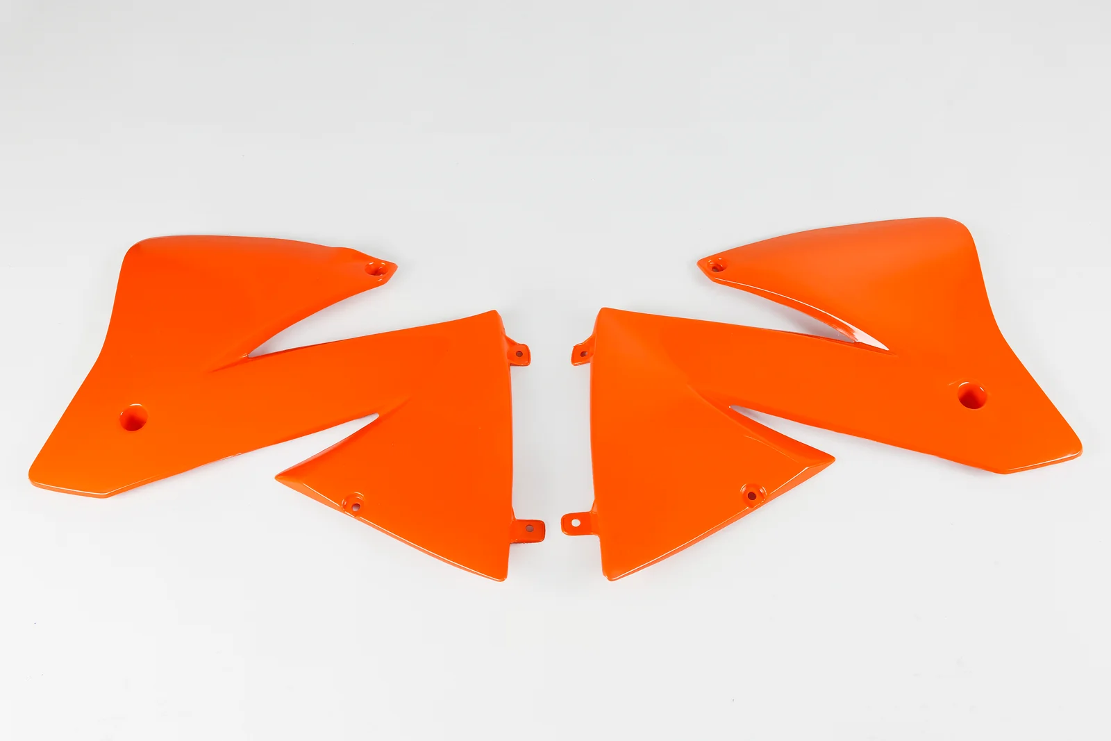 UFO Radiator Shrouds Orange for KTM EXC 125/EXC 200/EXC 300/EXC 380/EXC 400/EXC 520 01-02