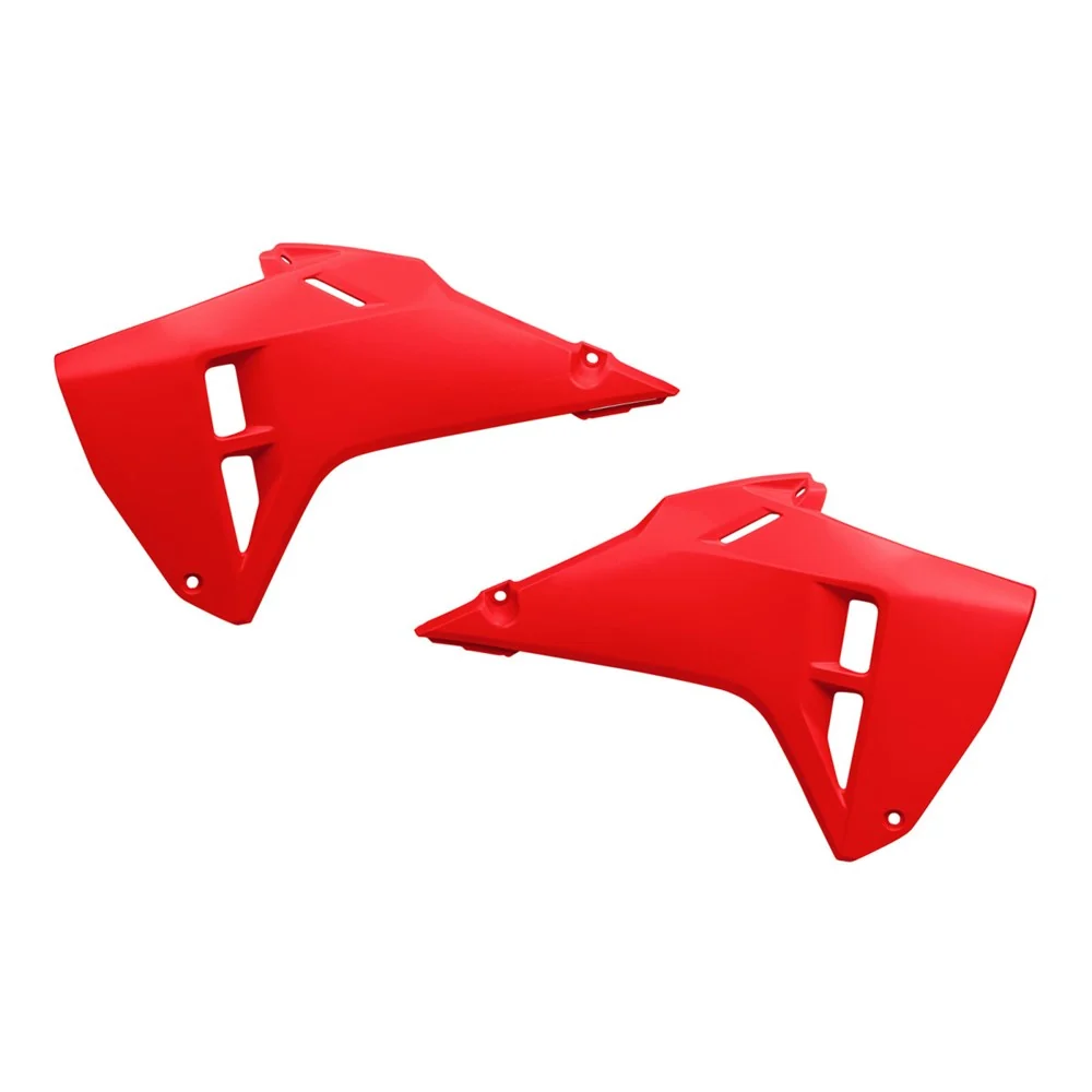 UFO Radiator Shrouds Red for Honda CRF 250 R/CRF 250 RWE/CRF 450 R/CRF 450 RWE/CRF 250 RX Enduro/CRF 300 RX Enduro/CRF 250 RX Enduro Special/CRF 300 RX Enduro Special 25-Up