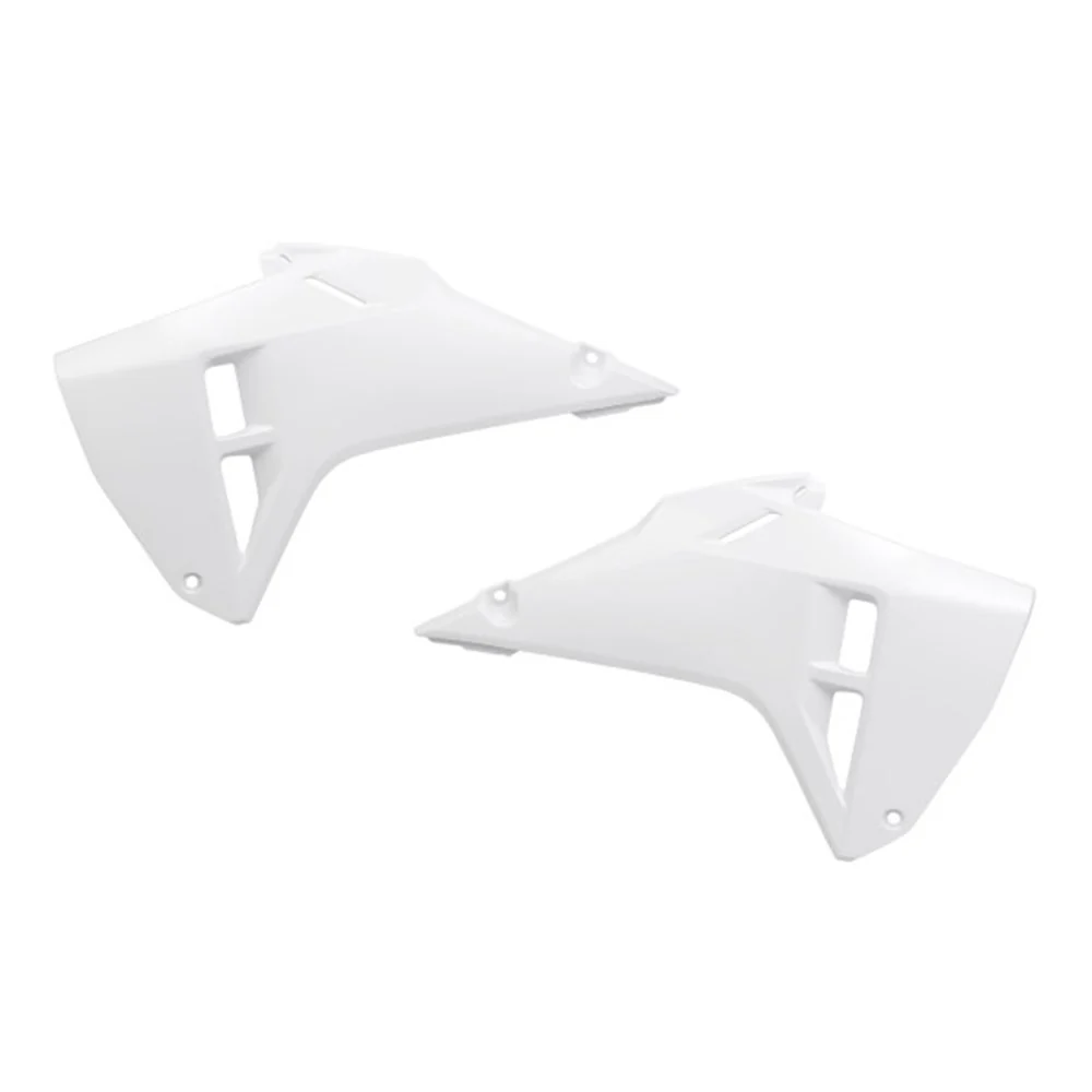 UFO Radiator Shrouds White for Honda CRF 250 R/CRF 250 RWE/CRF 450 R/CRF 450 RWE/CRF 250 RX Enduro/CRF 300 RX Enduro/CRF 250 RX Enduro Special/CRF 300 RX Enduro Special 25-Up