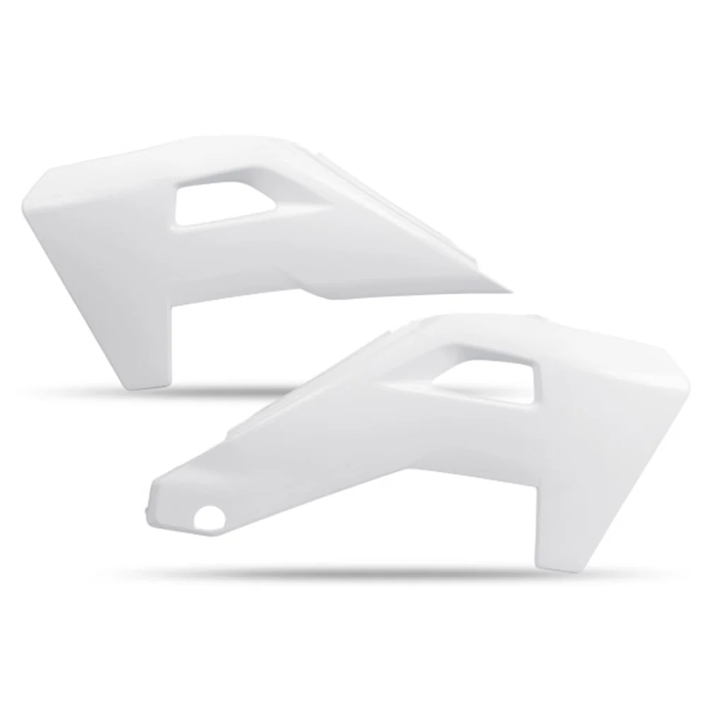 UFO Radiator Shrouds White for Husqvarna FC 250/FC 350/FC 450/TC 125/TC 150/TC 250/TC 300 23-26/FE 250/FE 350/FE 450/FE 501/TE 150/TE 250/TE 300 24-26/FX 350/FX 450/TX 300 25-26/TE 125 2026