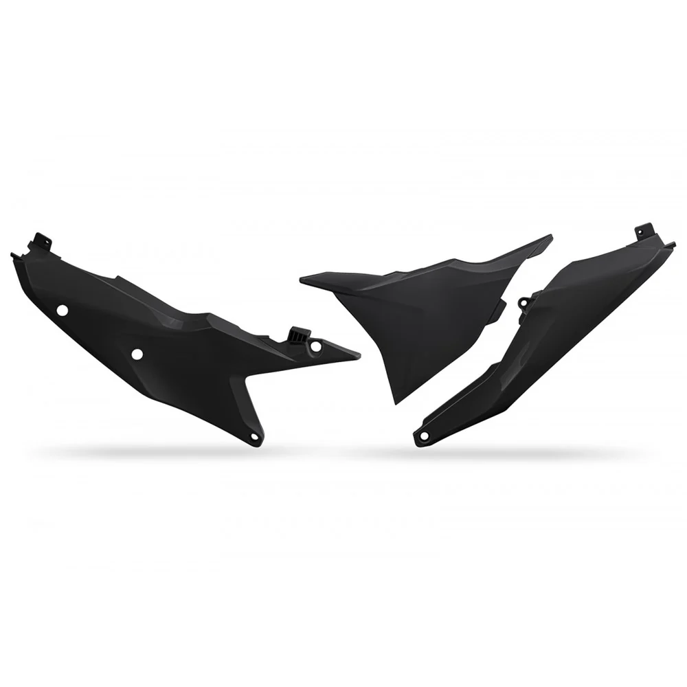 UFO Side Panels & Left Airbox Cover Black for KTM SX 125/300/SX-F 250/450/XC 250/300/XC-F 250-450/XCF 250-450 23-Up/EXC 150-300/EXC-F 250-500/XC-W 125-300 24-Up/SX 150 25-Up/XC 125 23-25/XW-F 350/XW-F 500 2024