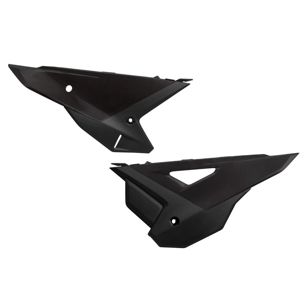UFO Restyle Side Panels Black for Honda CRF 250 R 22-24/CRF 450 R/CRF 450 RX Enduro 21-24