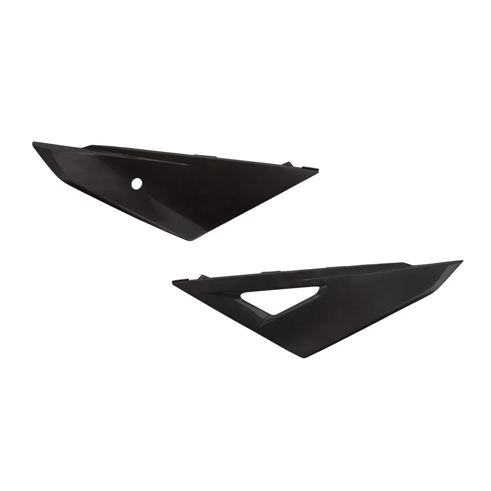 UFO Upper Side Panels Black for Honda CRF 250 R 22-24/CRF 450 R/CRF 450 RX Enduro 21-24
