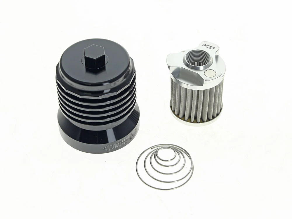 UltraCool UC-PCS1BC FLO Reusable Oil Filter Black w/Polished Fins for Street 15-20/Indian 14-Up/Victory 99-17 & various Honda/Kawasaki/Triumph/Yamaha Models - Image 2