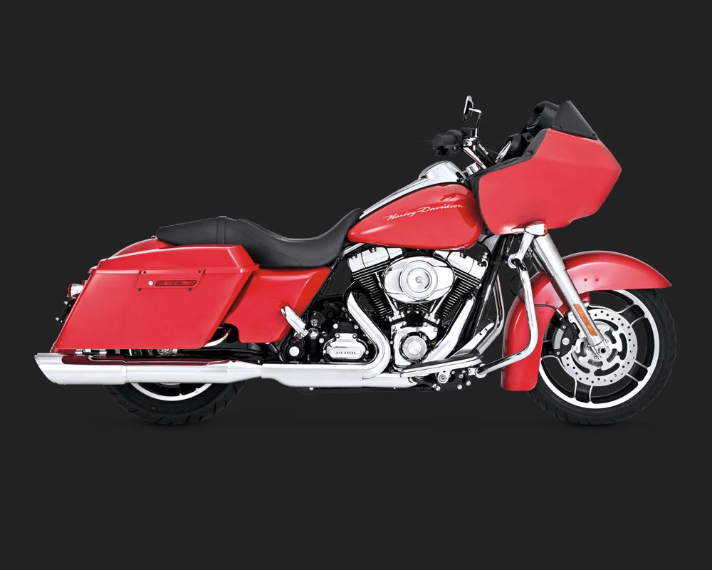 Vance & Hines V16777 Twin Slash 2-1 Slip-On Mufflers Chrome for Touring FLHX 2010 - CC1I [INTERNAL] - Image 3