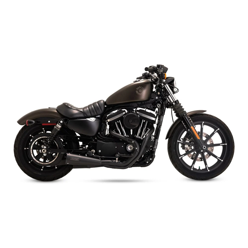 Vance & Hines V47627 Upsweep 2-1 Exhaust Black for Harley-Davidson Sportster 04-13 Models - Image 2