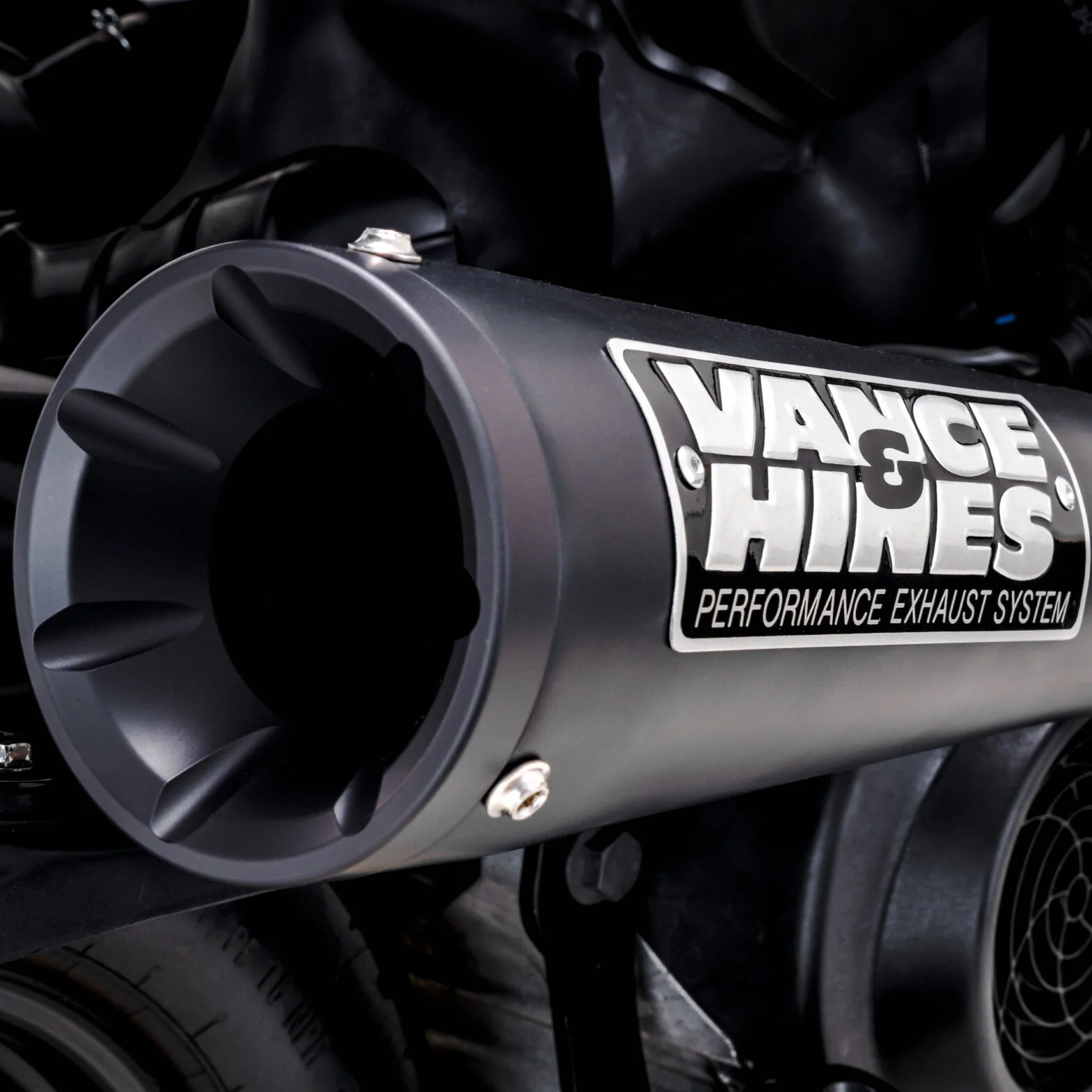 Vance & Hines V48241 Upsweep Exhaust Black for Honda Navi 2024 - Image 5