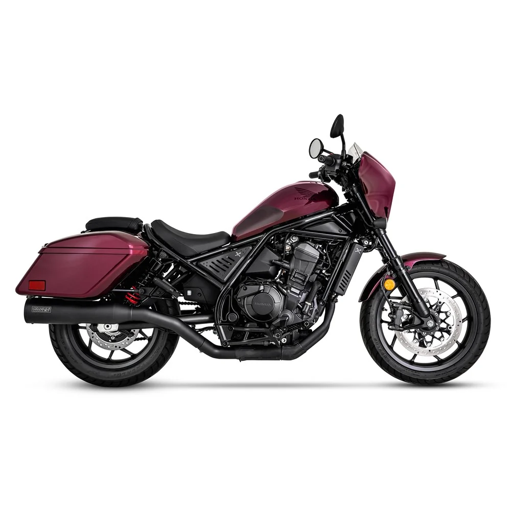 Vance & Hines V48427 Hi-Output Slip-On Muffler Black for Honda CMX1100T 23-24