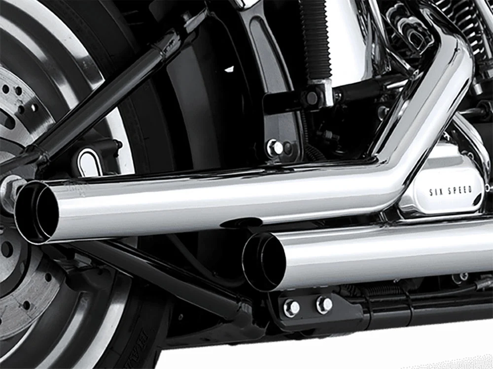 Vance & Hines VH-17817 Straightshots Exhaust Chrome for Softail 86-17 Non-240 Tyre Models - Image 3