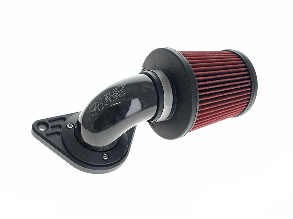 Vance & Hines VH-41122 90 Degree VO2 Falcon XL Air Cleaner Kit Gloss Forged Carbon Fiber for Harley-Davidson Softail 00-15/Dyna 99-17/Touring 99-07 w/CV Carb or Cable Operated Delphi EFI