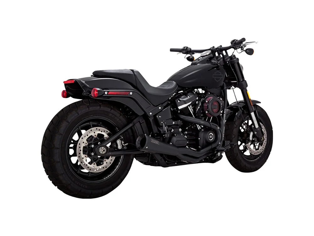 Vance & Hines VH-47323 Upsweep 2-1 Exhaust Black for Harley-Davidson Softail 18-24 Non-240 Tyre Models - Image 2