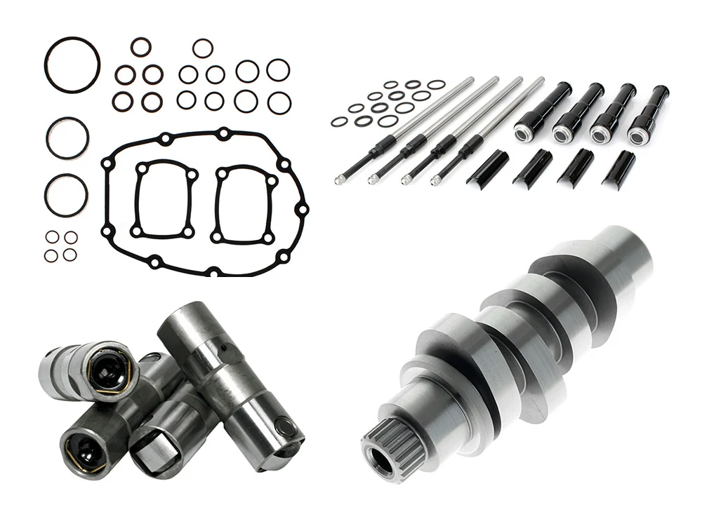 Zippers Z413-824-KIT-BLK Z-Factor Red Shift 534 Performance Cam Kit w/Black Pushrods for Harley-Davidson Gen 2 Touring 24-Up/Softail 25-Up/Street Glide/Road Glide/CVO Road Glide ST 24-Up Models