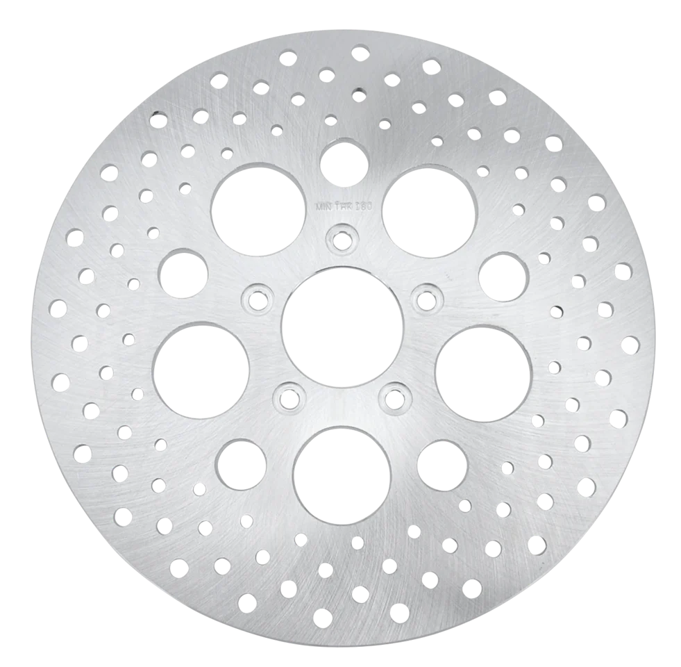 Zodiac Z144648 Drilled Steel Rear Disc Rotor for Harley-Davidson 00-Up Models (Each)